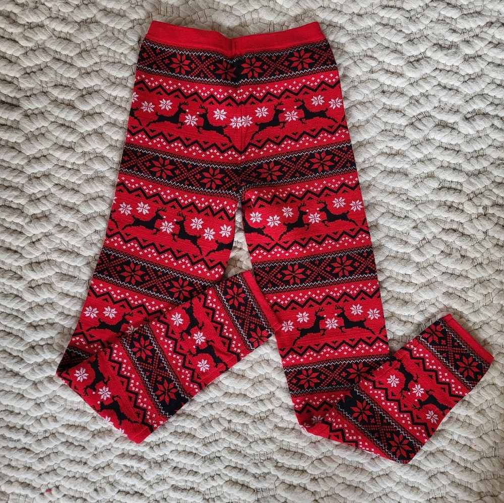 Holiday print leggings
